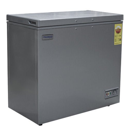 New NASCO-NAS250FL Freezer 200Ltr Net Silver Lock and Key (Silver) For Sale in Madina Zongo