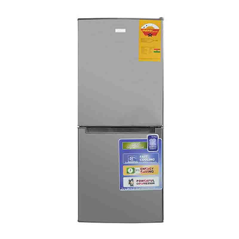 New Nasco-DD2-20 Fridge Bottom Freezer 147ltr Silver (Silver) For Sale in Madina Zongo