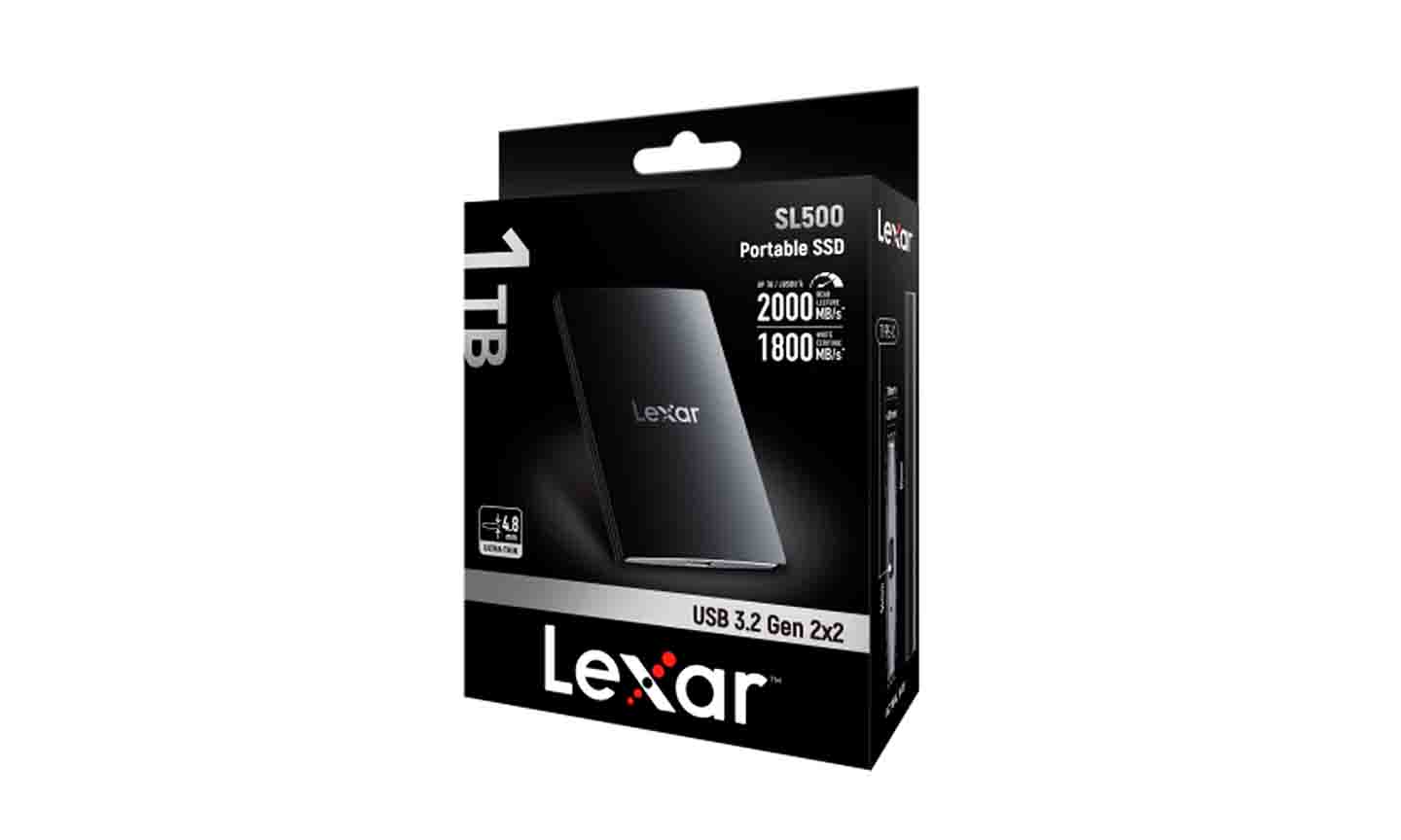 New Lexar 1TB SL500 USB 3.2 Portable SSD External Hard Drive For Sale in Madina Zongo