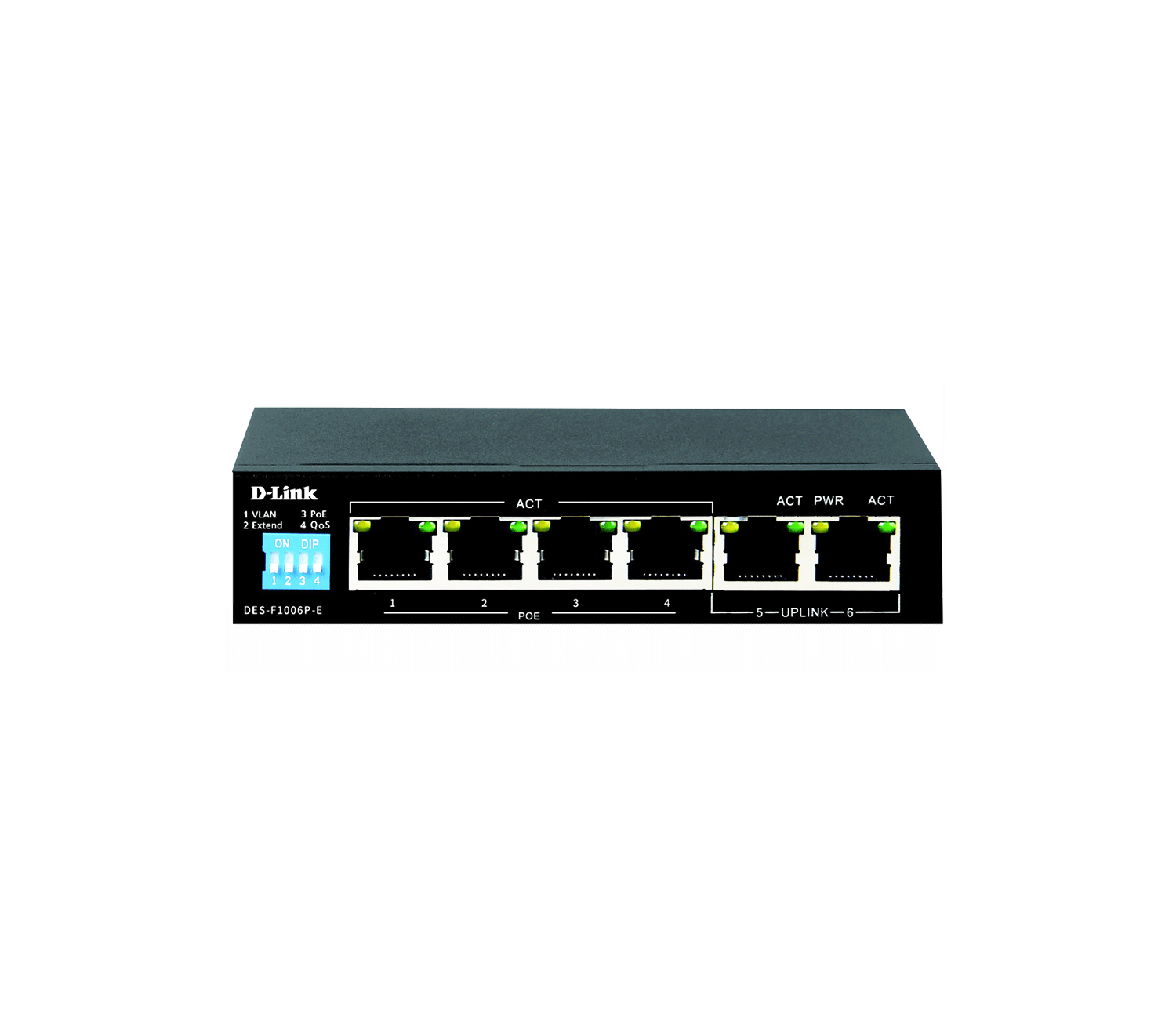New D-Link (DES-F1006P-E) 6-Port 10/100 Long Range PoE+ Surveillance Switch (Copper) For Sale in Madina Zongo