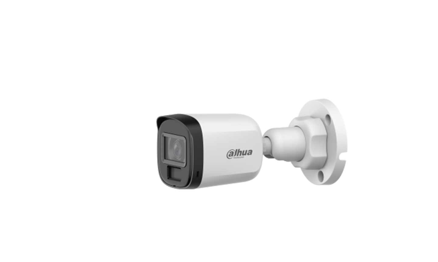 New Dahua (DH-HAC-B1A21P-U-IL-A-0360B) 2MP Smart Dual Light HDCVI Fixed-Focal Bullet Camera (White) For Sale in Madina Zongo