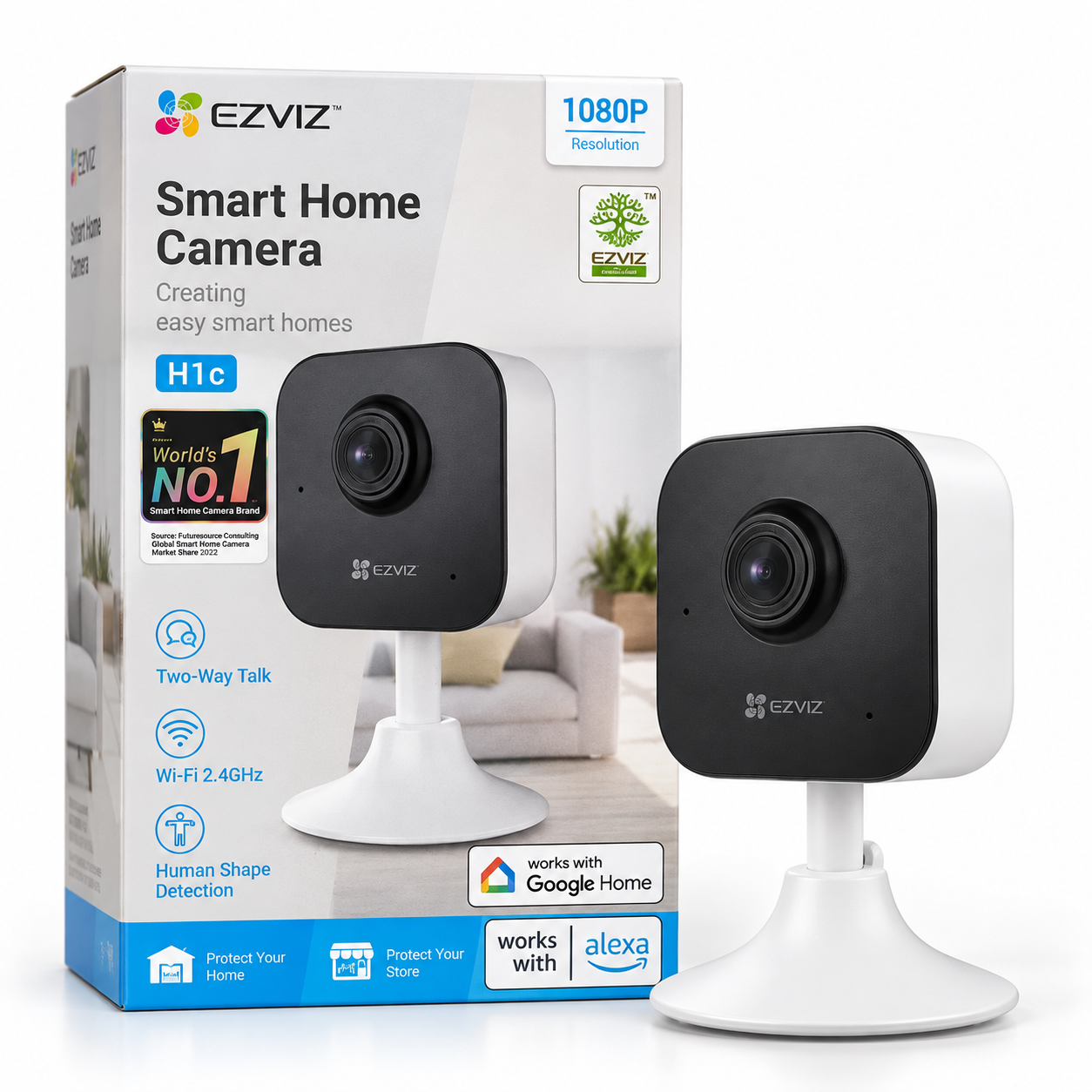 New Ezviz (CS-H1C) Smart Home Camera (White) For Sale in Madina Zongo