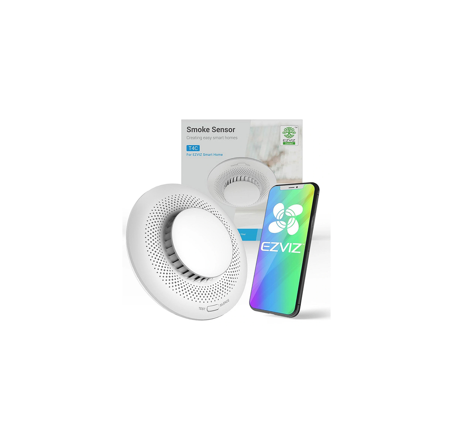 New Ezviz (CS-T4C) Smart Smoke Sensor (White) For Sale in Madina Zongo
