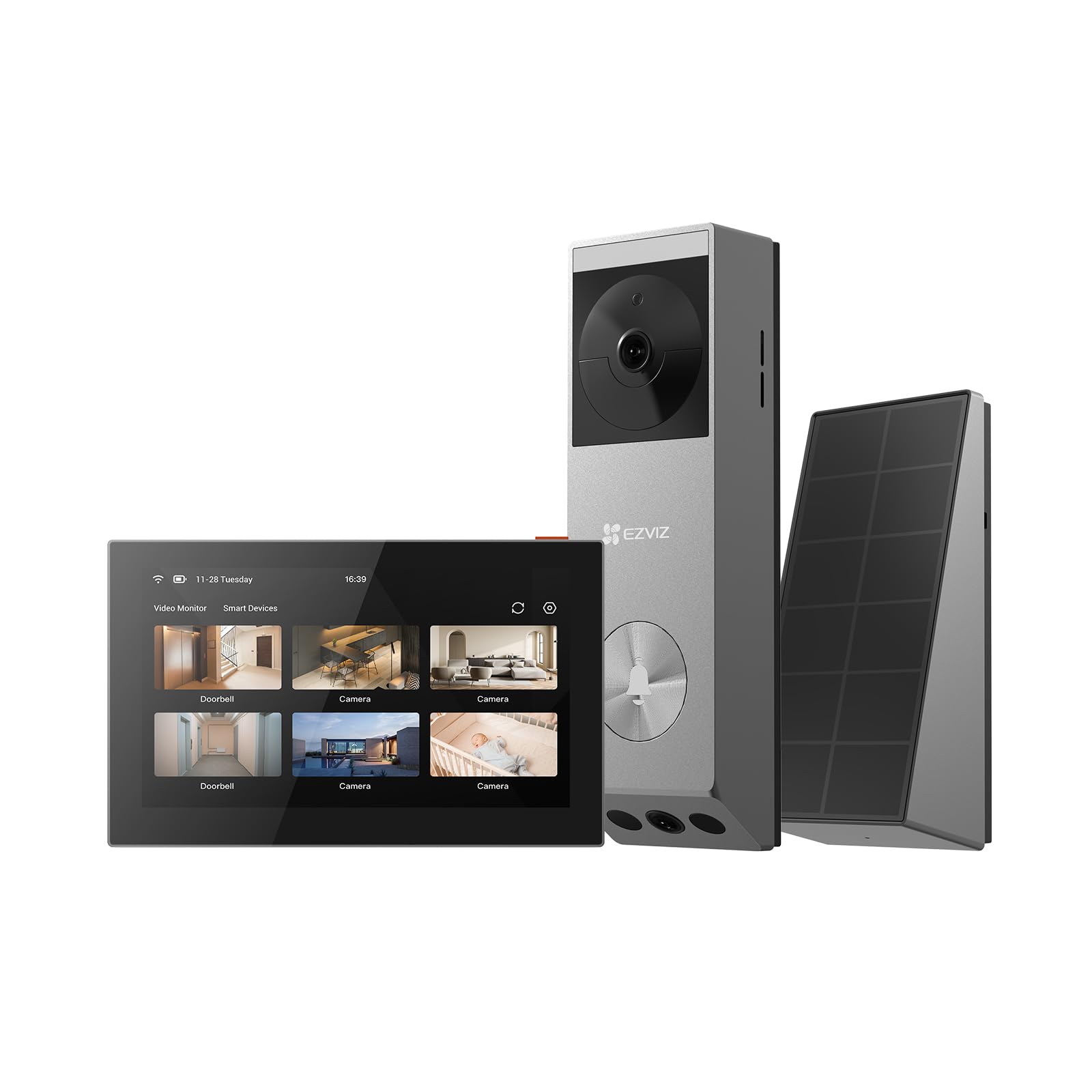 New Ezviz CS-EP3x/SD7 Battery Powered Smart Home Solar Doorbell And Screen Kit For Sale in Madina Zongo