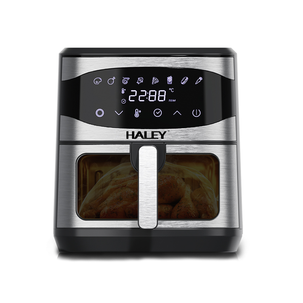New HALEY-HY-2552Air Fryer Maker - Double (Silver) For Sale in Madina Zongo