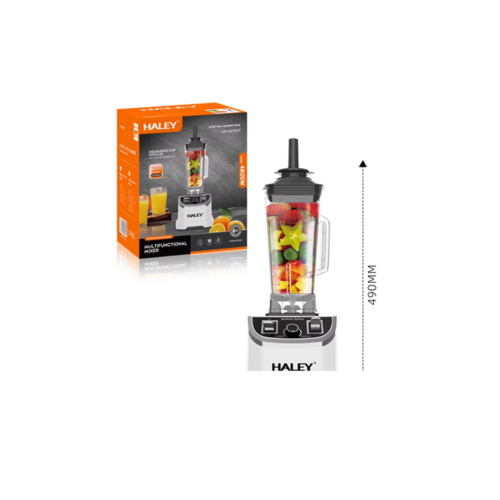 New Haley HY-2707 1 Jar Blender 2.5L 4800w White (White) For Sale in Madina Zongo