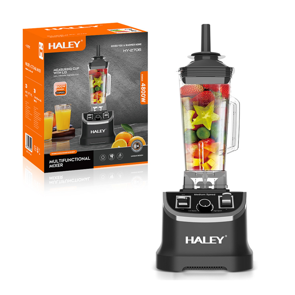 New Haley HY-2706 1 Jar Blender 4800w Black (Black) For Sale in Madina Zongo