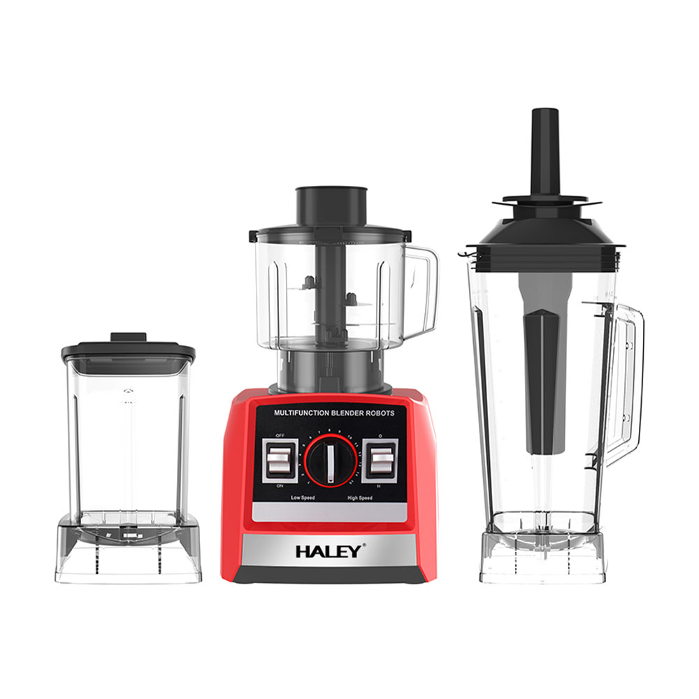 New Haley HY-2713 3 Jars Blender 5500w 15 Speed Red (Red) For Sale in Madina Zongo