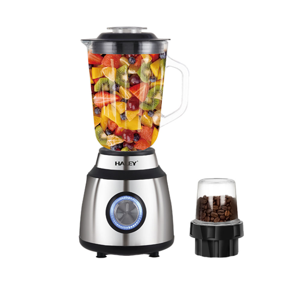 New Haley HY-991 1.5L 2 in 1 Blender 1800watt 3 Speed (Silver) For Sale in Madina Zongo