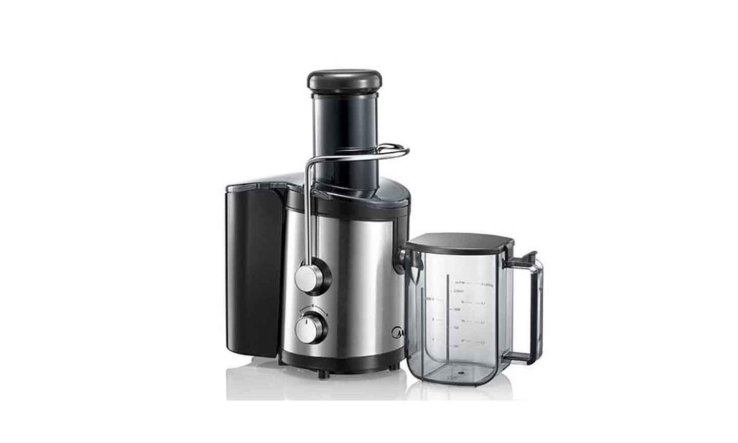 New Midea-MJ-60JM01B 600W Juice Extractor / Stainless Steel Base 2-Speed Control Plastic (Silver) For Sale in Madina Zongo