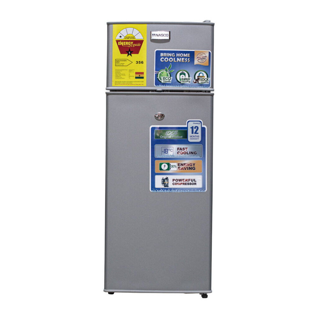 New Nasco-NASF2-13S Fridge Top Freezer 98L (Gray) For Sale in Madina Zongo