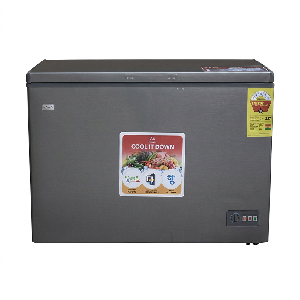 New Zara-450FL-B Freezer 368ltr Lock Light Dark Sliver (Silver) For Sale in Madina Zongo