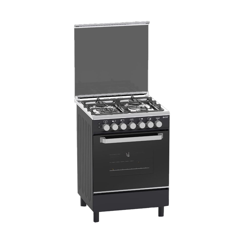 New Eldo-GC5050BAG Gas Cooker 4 burner 50x50cm Black Oven Grill (Black) For Sale in Madina Zongo