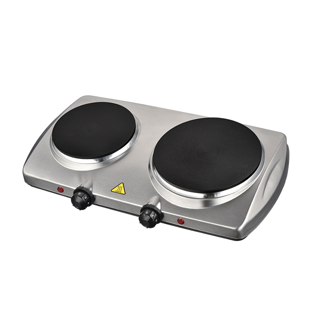 New Haley HY-1891 Hot Electrical Plate With 2 Hub - 2500W (Silver) For Sale in Madina Zongo