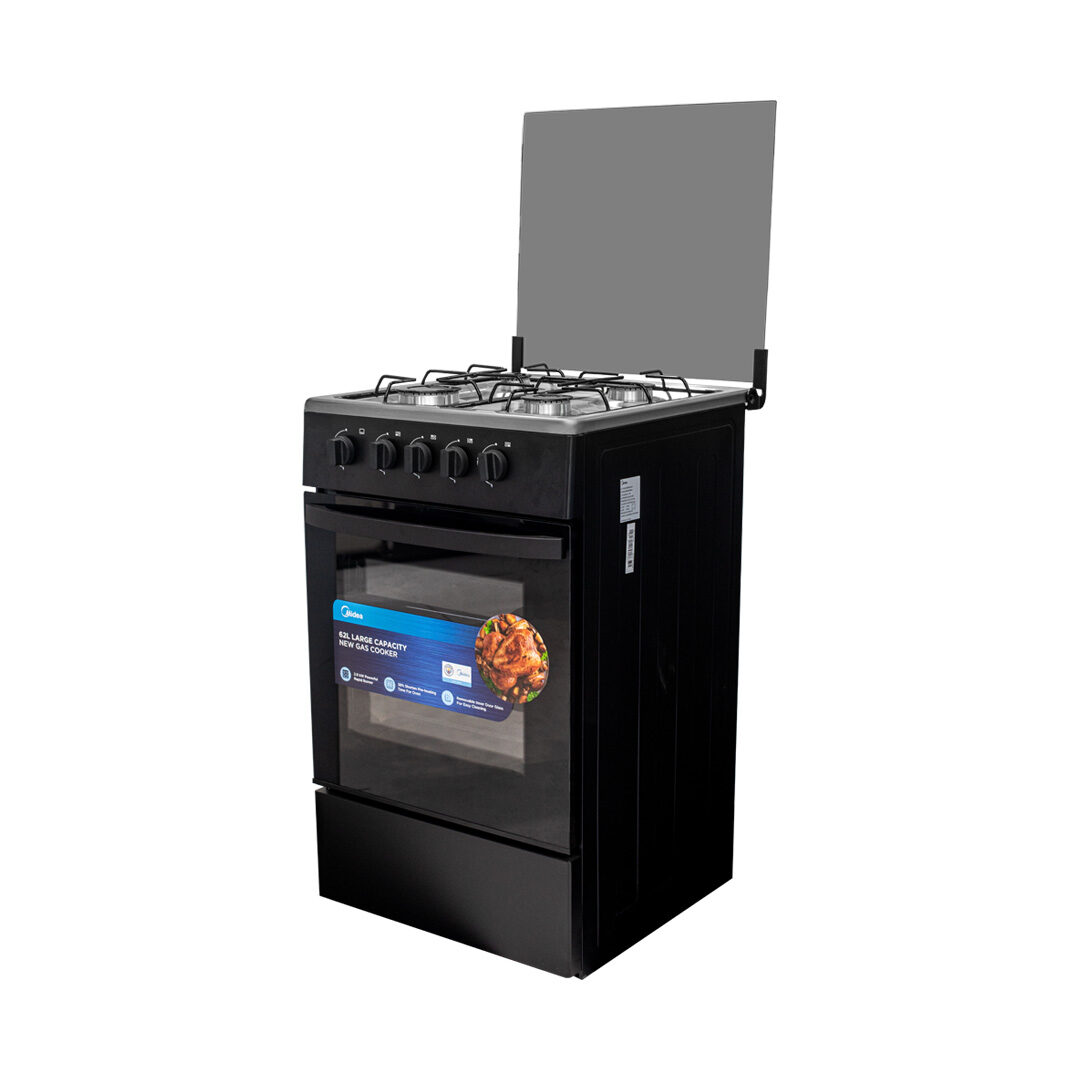 New Midea-SP5055T082-B -G 4 Burner Gas Cooker Black (Black) For Sale in Madina Zongo