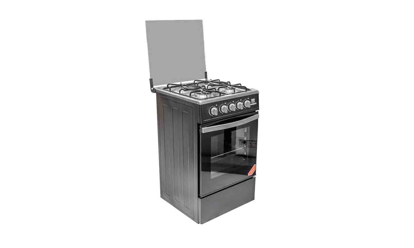 New Nasco-Sniper50TB-G Gas Cooker 4 Burner 50 X 50cm Black Oven + Grill (Black) For Sale in Madina Zongo
