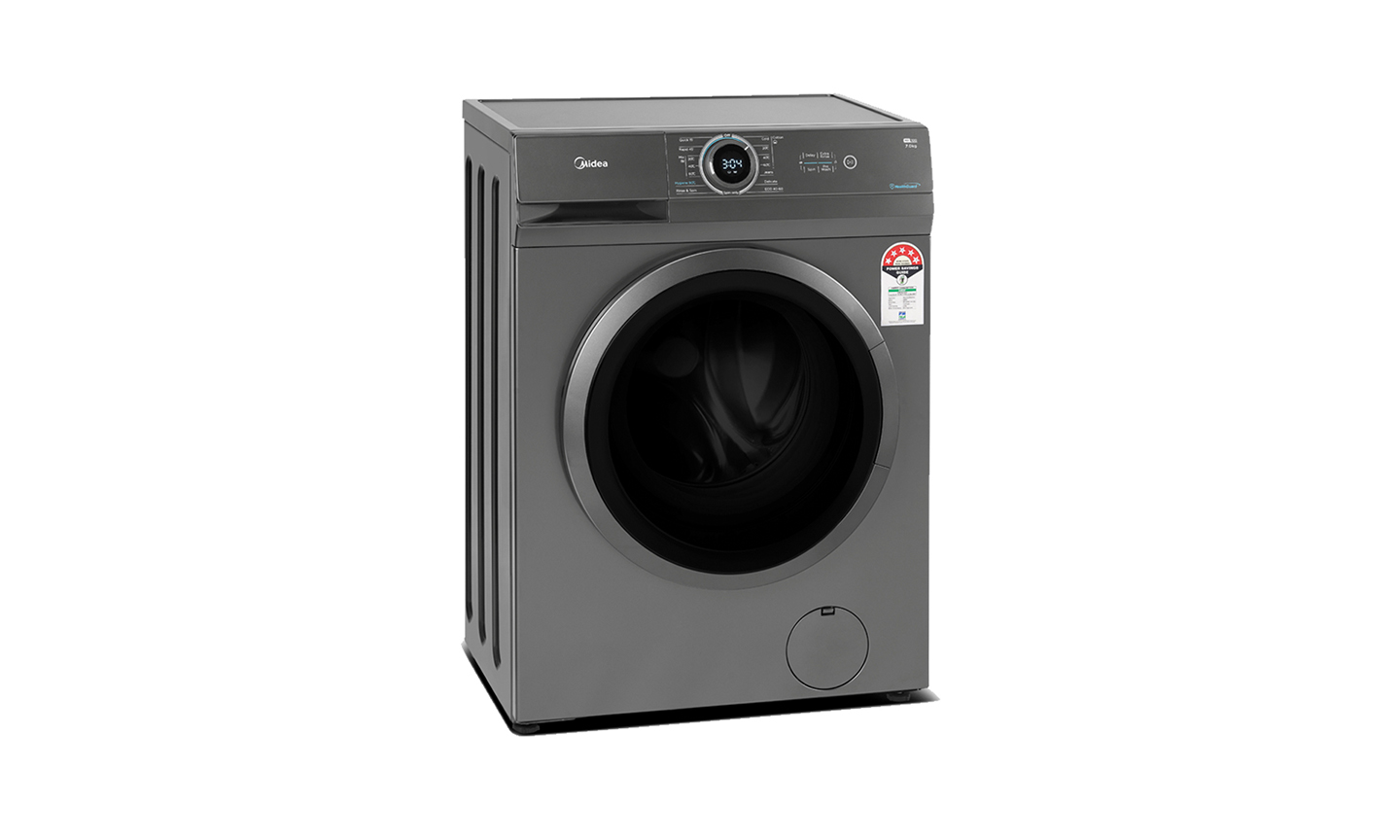 New Midea-MF-100W70 Washing Machine Fully Automatic Front Load / Titanium / Silver 7kg. (Titanium) For Sale in Madina Zongo