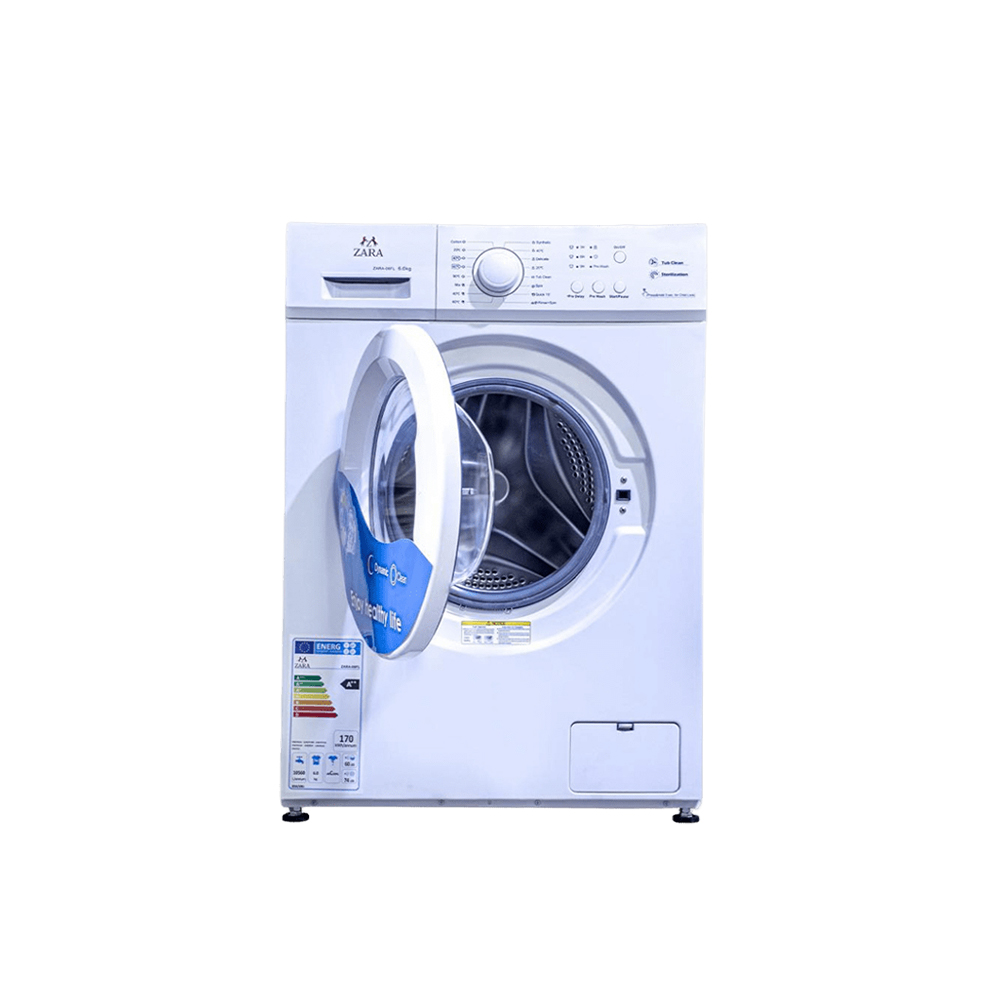 New Zara-06FL Washing Machine Front Load Fully Automatic White 6KG (White) For Sale in Madina Zongo