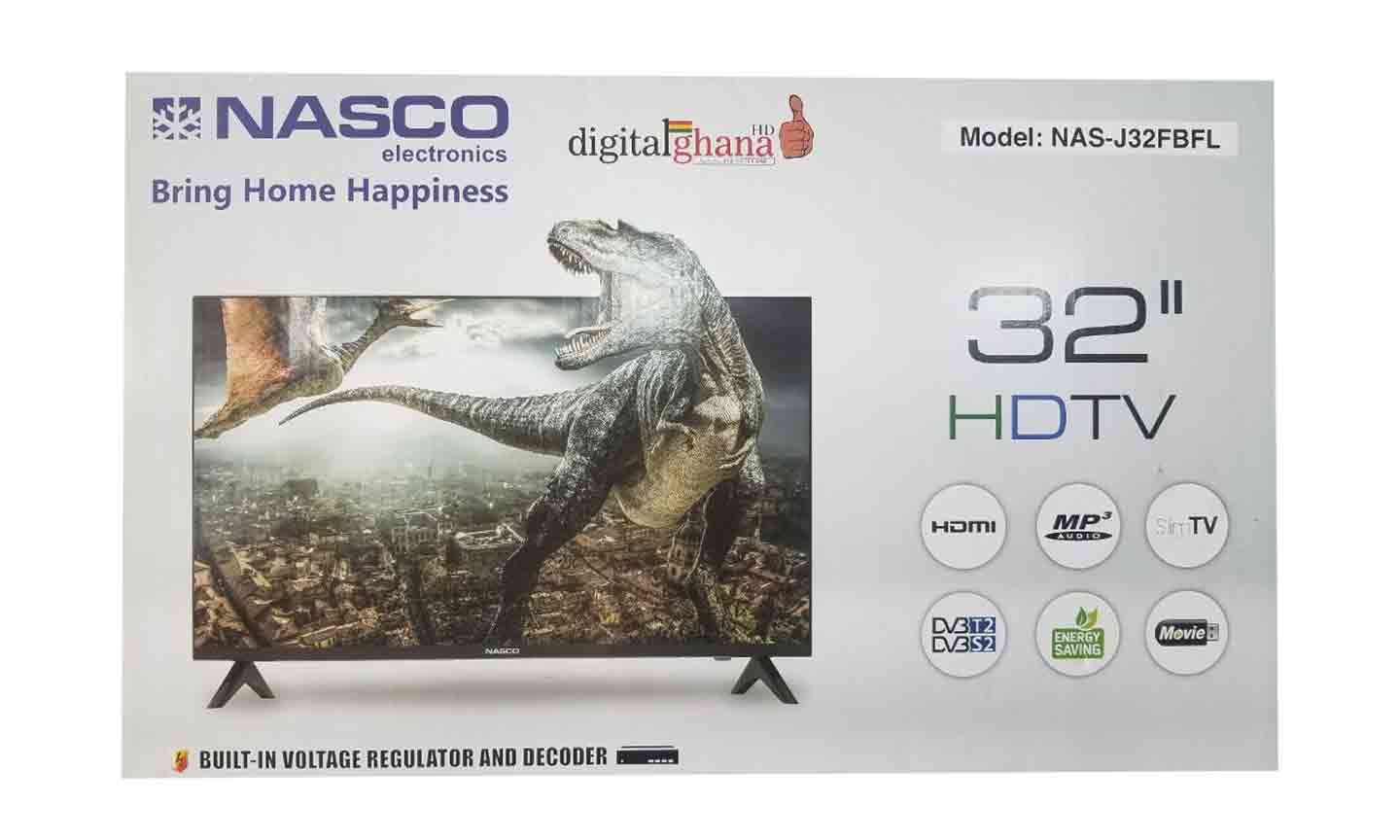 New Nasco-J32FBFL 32 Inches Led Digital Satellite TV (Black) For Sale in Madina Zongo