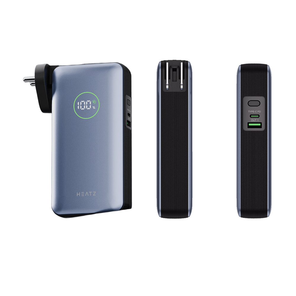 New Heatz HP65 Power Bank 20000mAh 65W with Retract Cable (Gray) For Sale in Madina Zongo