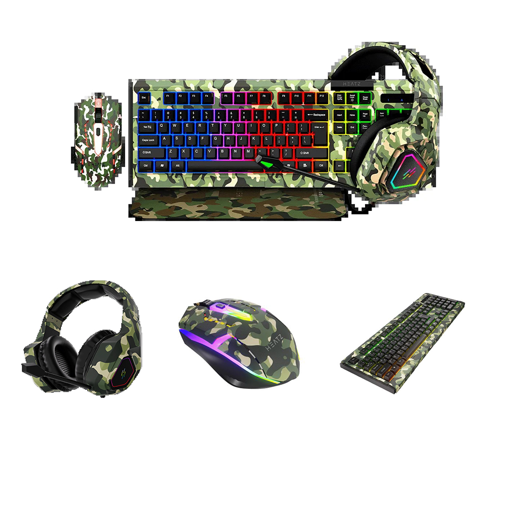 New Heatz Zk31 Gaming Combo Keyboard and Mouse and Headset For Sale in Madina Zongo