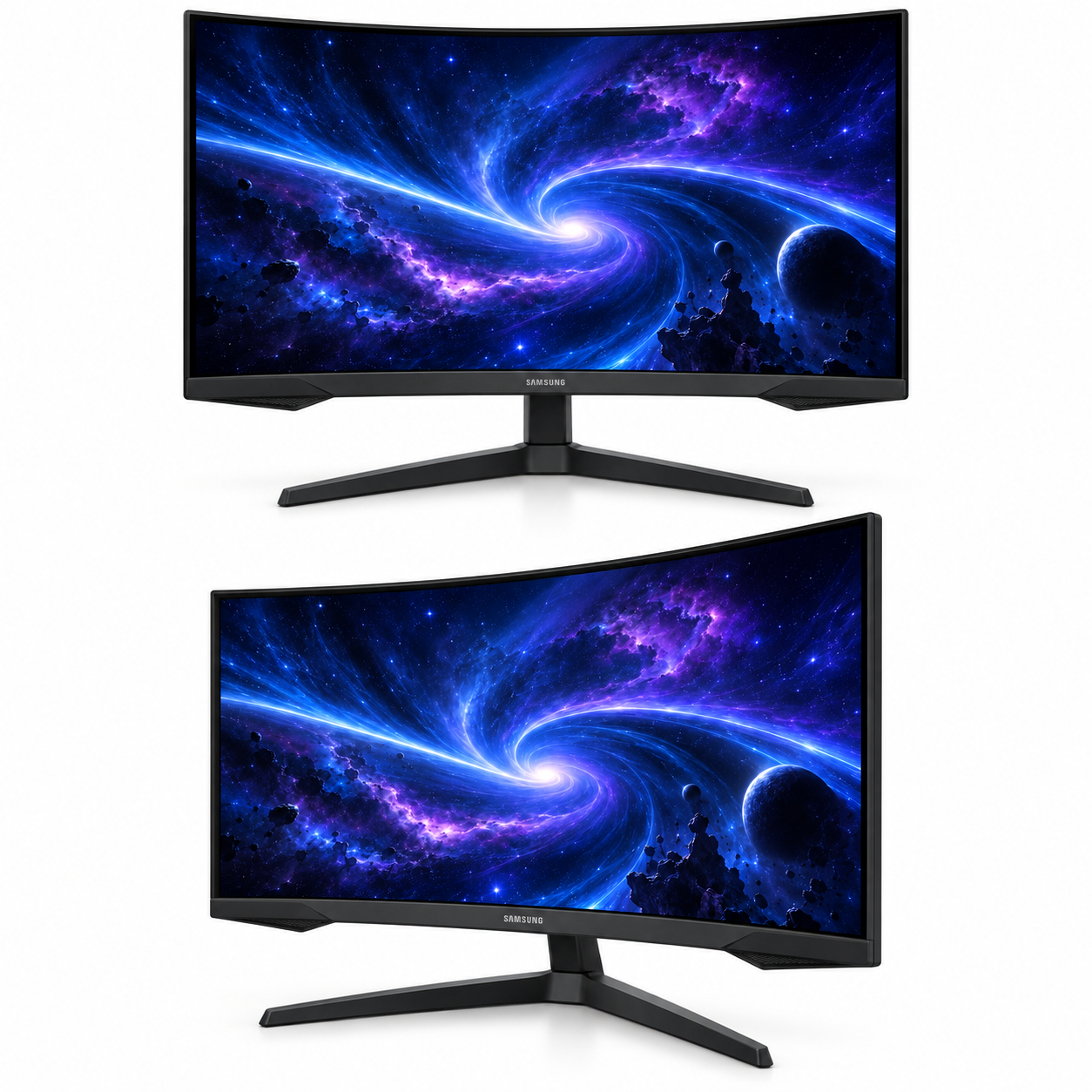 New Samsung S27CG552EM Odyssey G5 27 Inches QHD 165Hz Curved Gaming Monitor (Black) For Sale in Madina Zongo