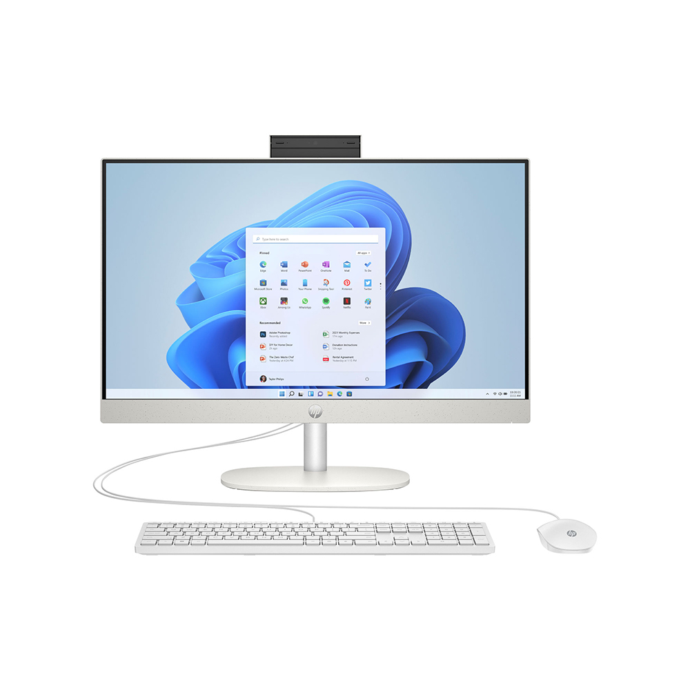 New HP (24-CB1023NH) All-in-One Desktop Computer/ Core i5/512gb-ssd/8gb-ram/13th gen (White) For Sale in Madina Zongo