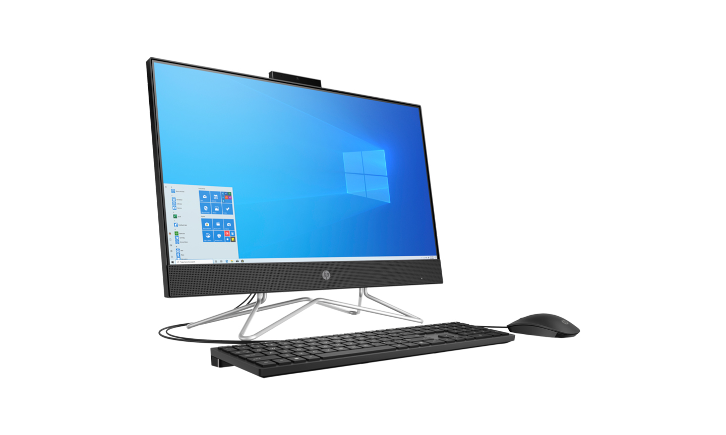 New HP 21-B0027nh All in One Desktop Computer/ Dual core/256gb-ssd/8gb ram/Windows 11 (Black) For Sale in Madina Zongo