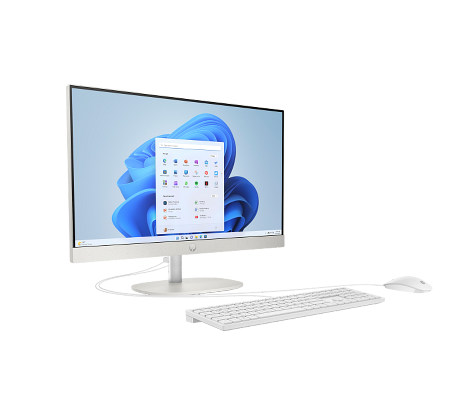 New HP 24-Cr0011i AIO Desktop /Core i5/512gb-ssd/8gb ram/13th gen/Windows 11 (White) For Sale in Madina Zongo