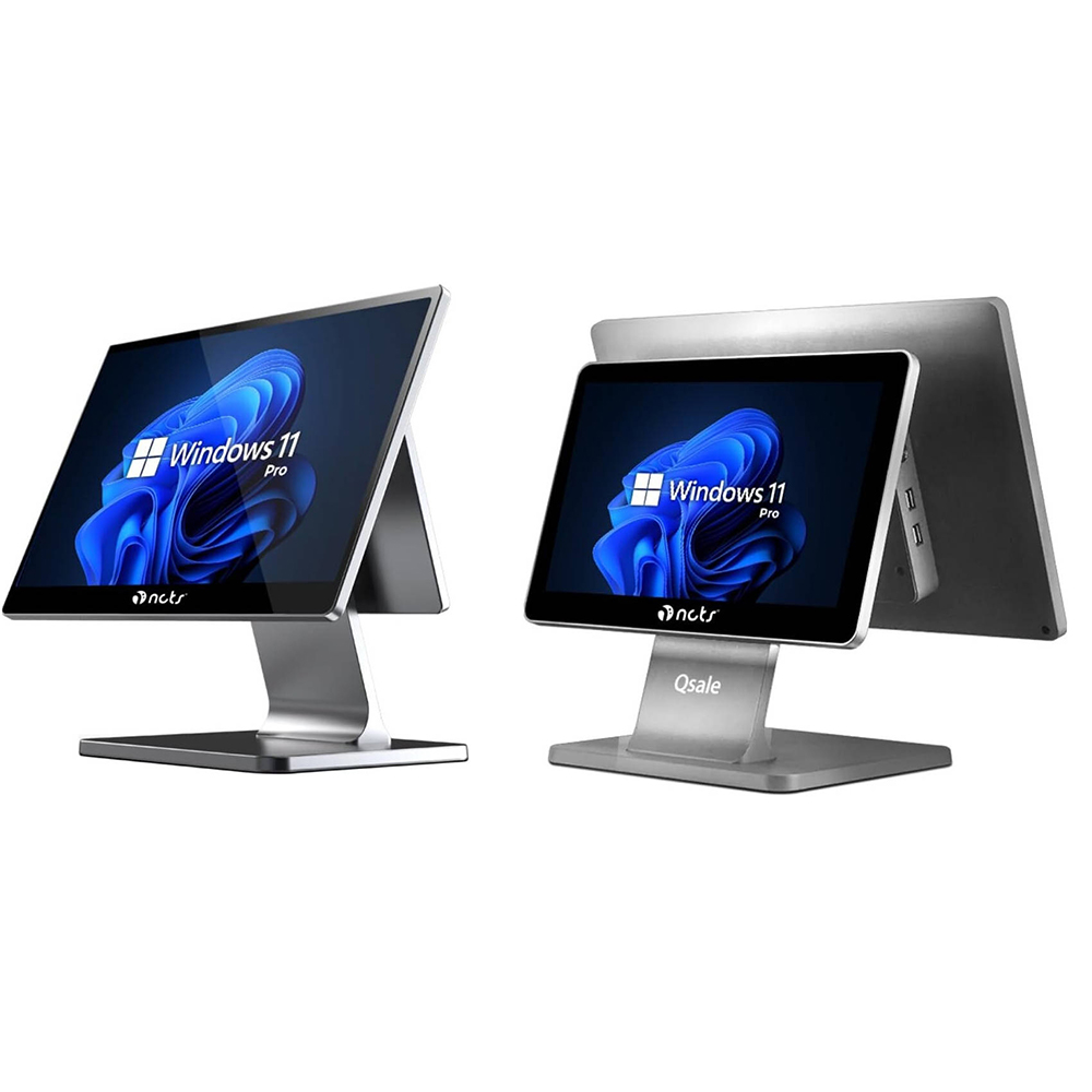 New NCTS W385D POS Machine /Core i3 -12th GEN / 512GB SSD / 8GB RAM / Double Screen Touch/ WIN 11 (Silver) For Sale in Madina Zongo