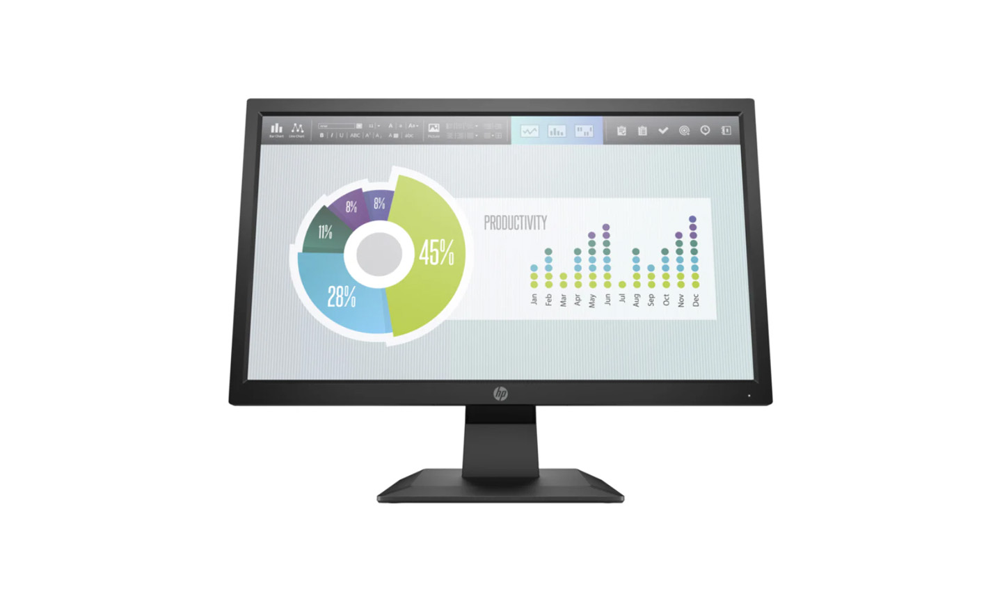 New HP P204V Monitor / VGA / HDMI (Black) For Sale in Madina Zongo